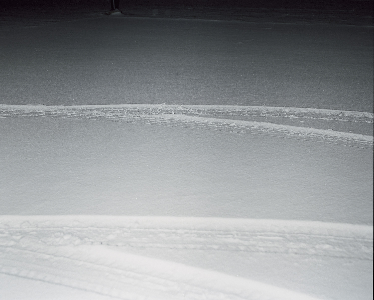 Time documents (snow covered parking lot) by Eric Davidsson