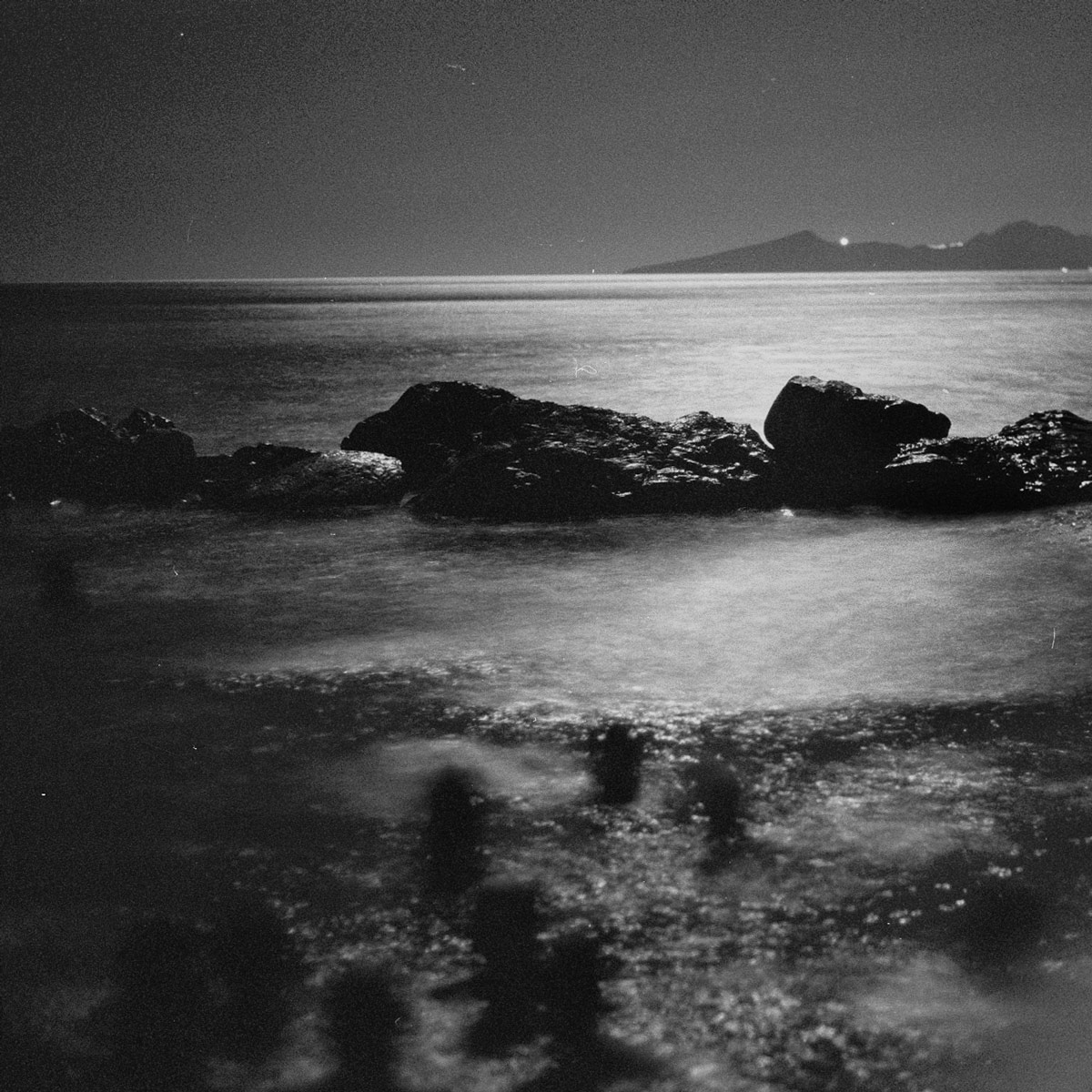 Time documents (hot spring bathing in moonlight) by Eric Davidsson